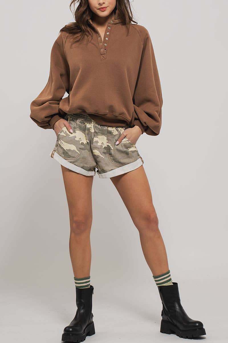 Leopard Print Shorts