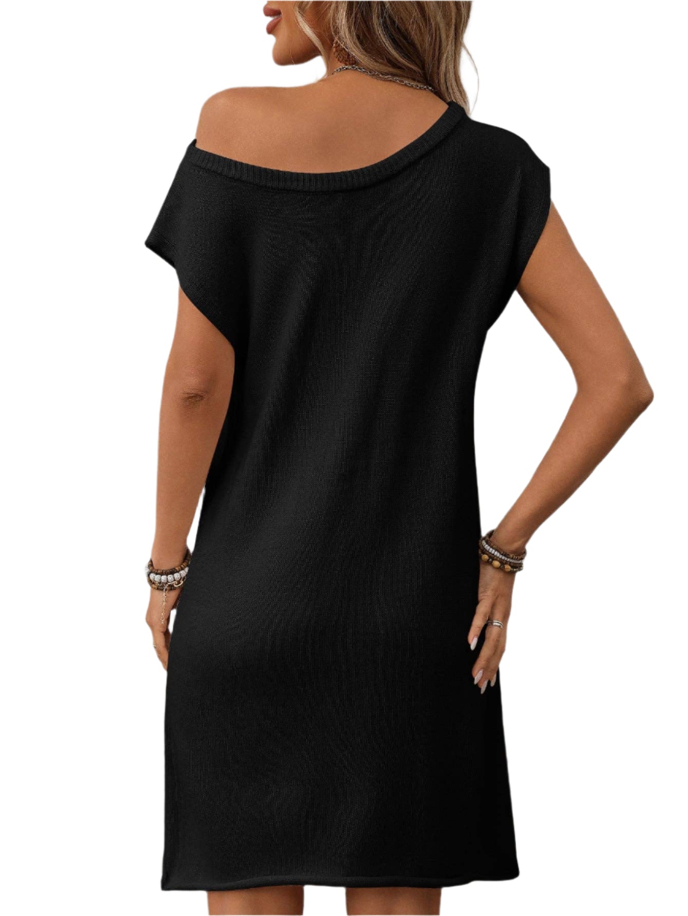 Knit Pullover Slouchy Dress