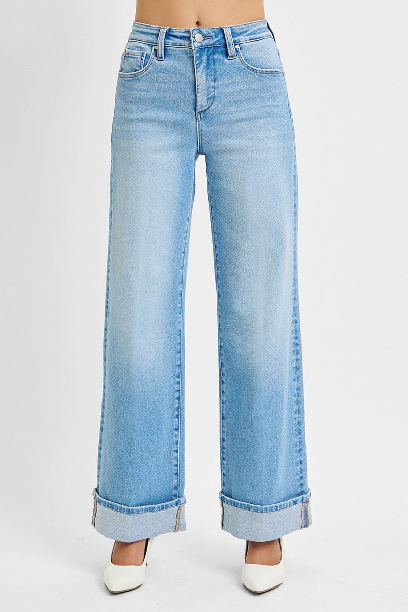 Wide Blue Beauty Jeans
