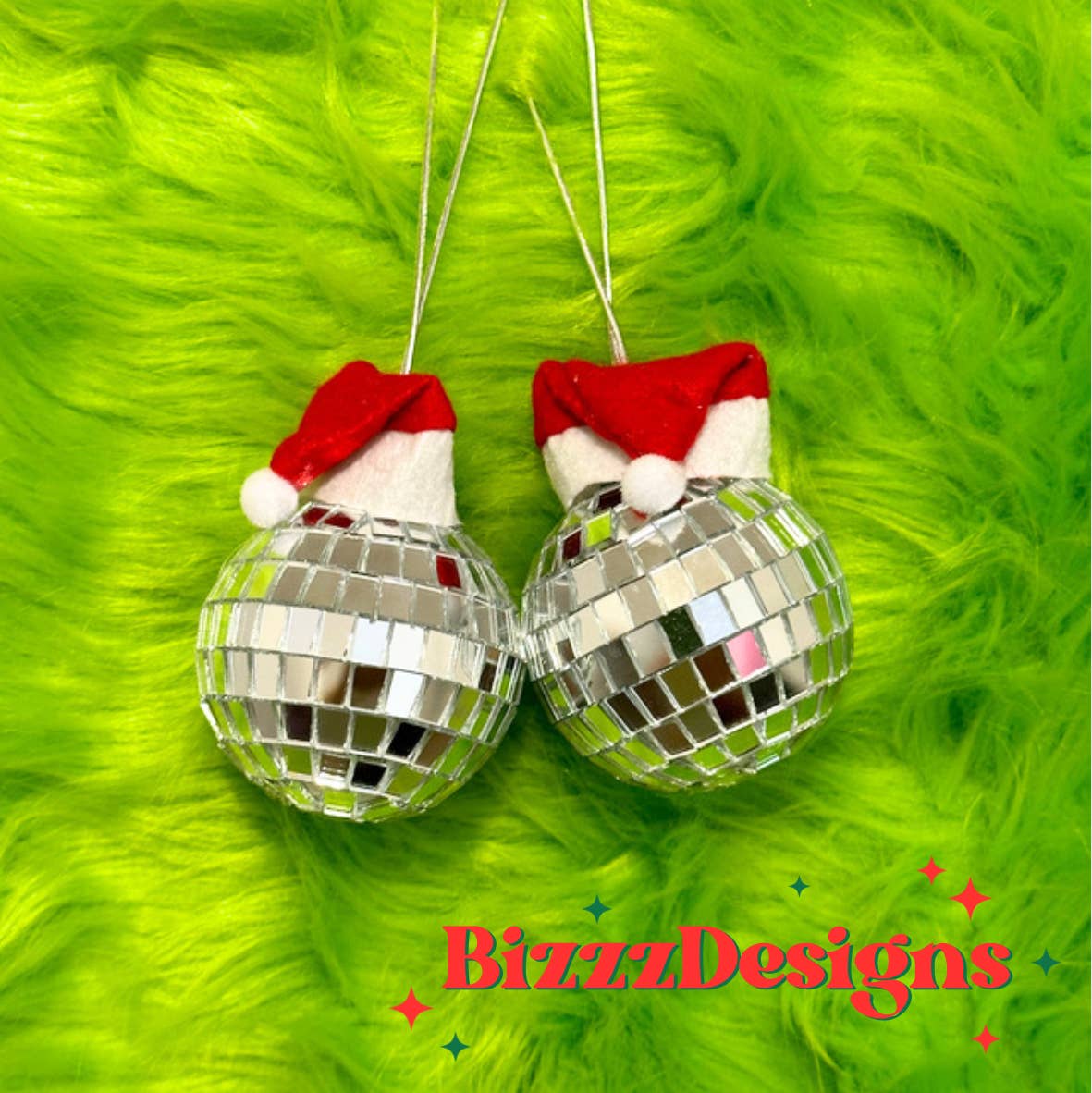 Santa Disco Car Charm | Car Charm | Disco Christmas