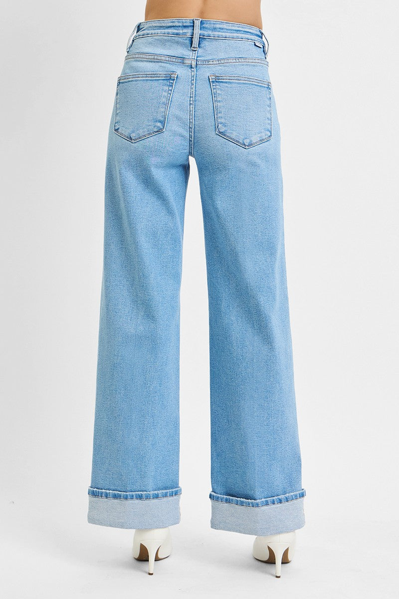 Wide Blue Beauty Jeans