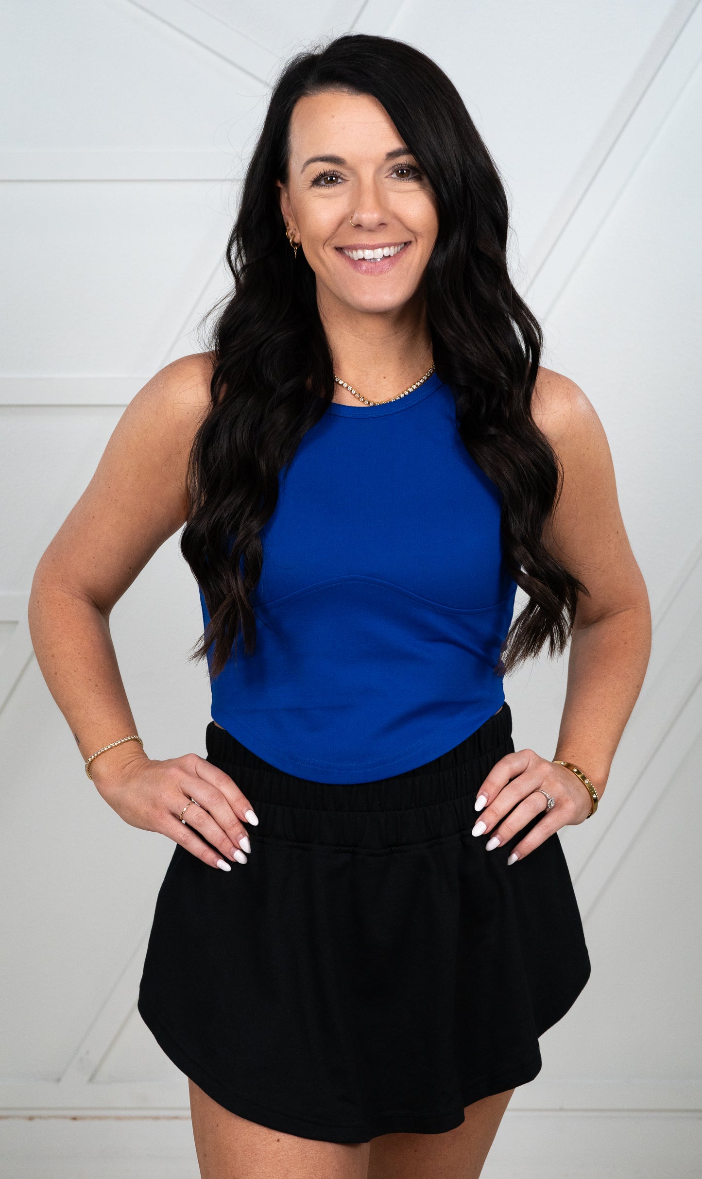 Stay In Line Crop Top