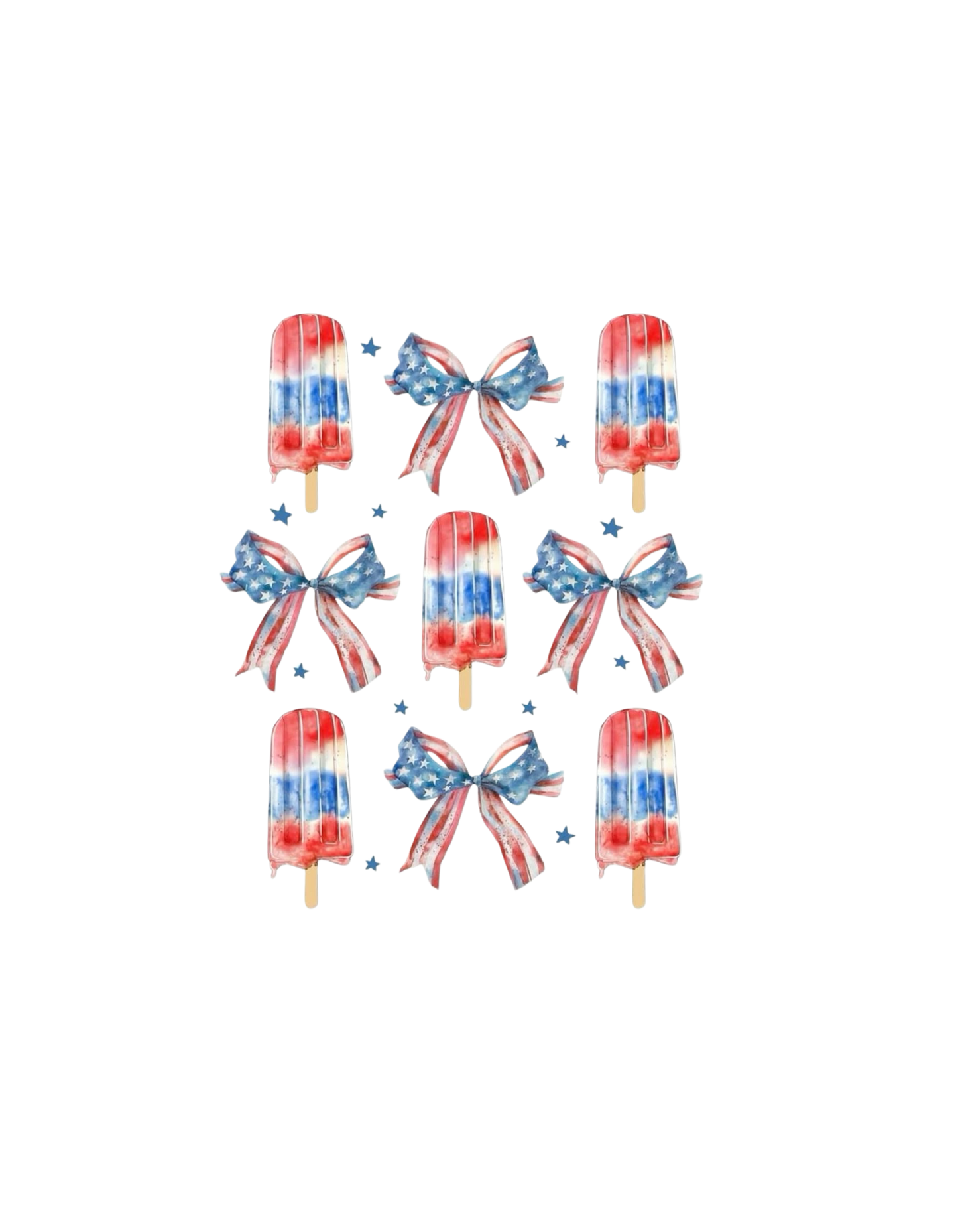 Red White & Blue Popsicles