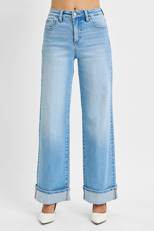 Wide Blue Beauty Jeans