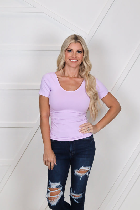 Seamless Short Sleeve Top