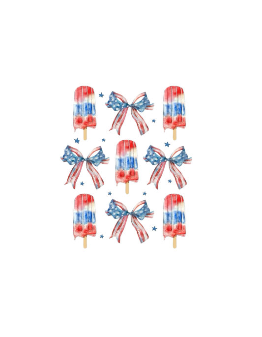 Red White & Blue Popsicles