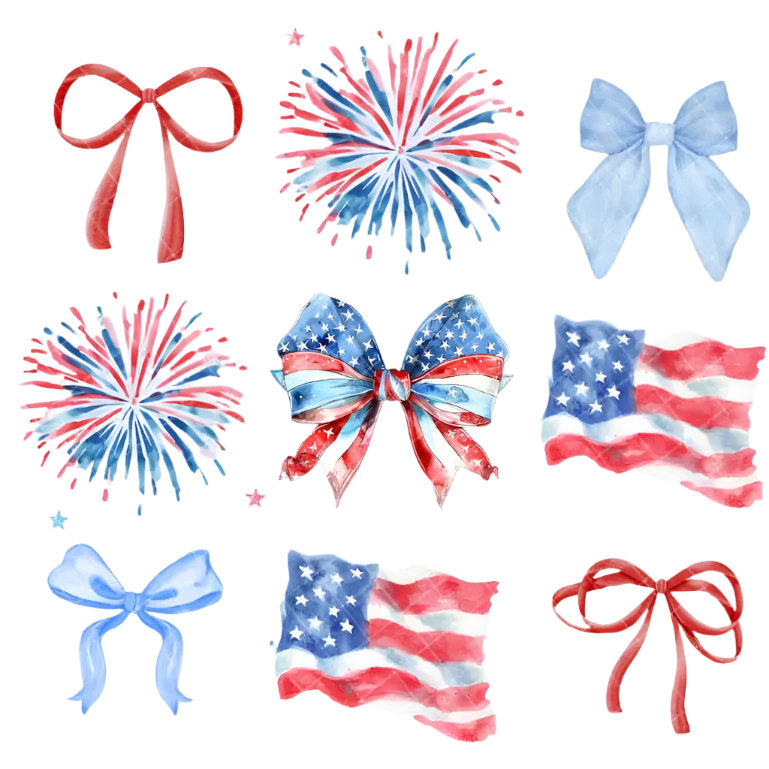 America Bows and Fireworks