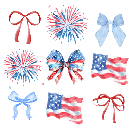 America Bows and Fireworks