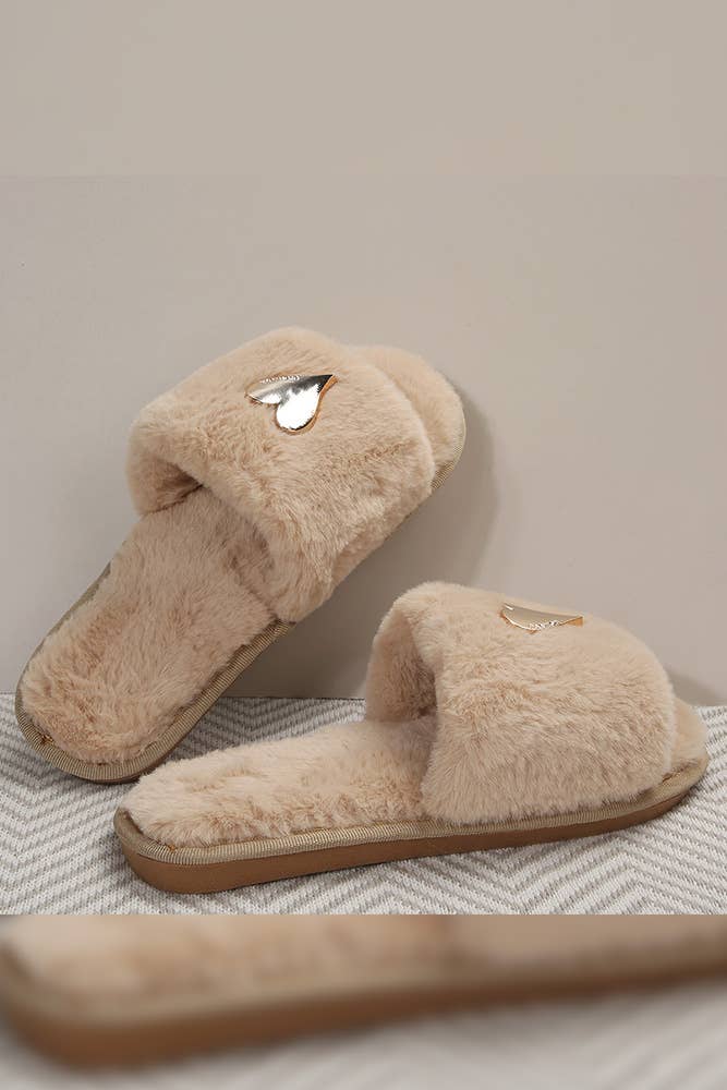 Heart Pendant Slippers