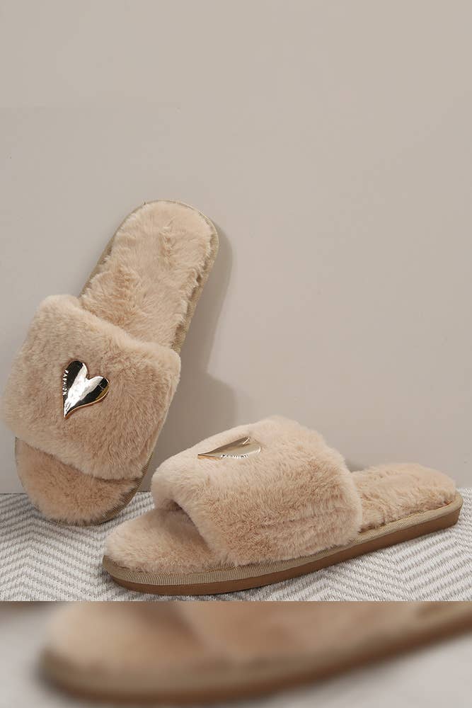 Heart Pendant Slippers